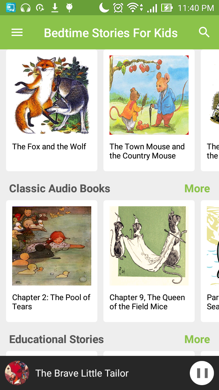 Audio Bedtime Stories - App on Amazon Appstore