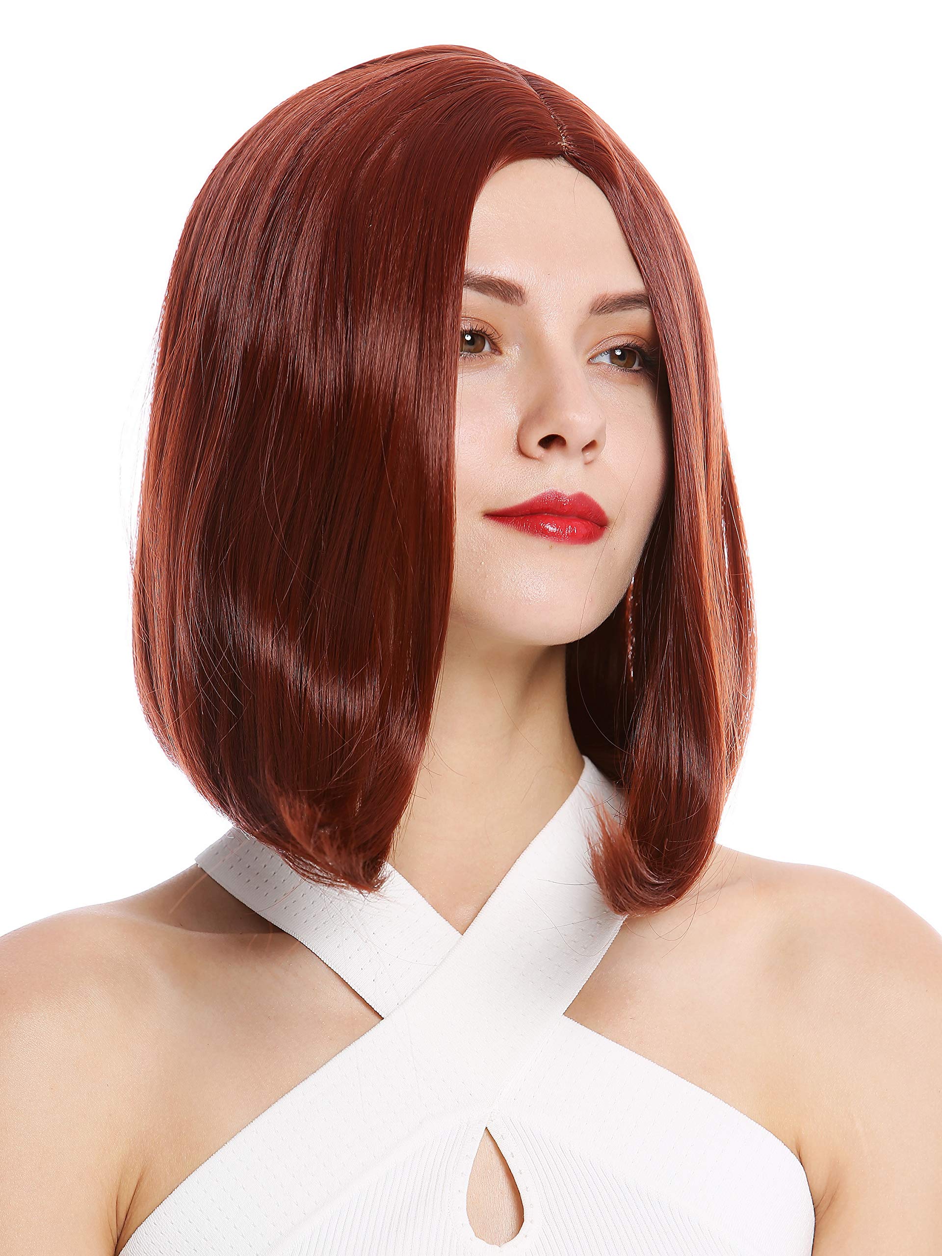 WIG ME UP - YZF-4356-350 Lady Quality Wig short shoulder length Bob Longbob straight middle-parting auburn red brown - Image 3