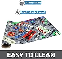 Vista 4 de Drymate Mantel individual con cuenco para gatos, tapete de alimentación de alimentos para mascotas, tela absorbente, parte trasera impermeable