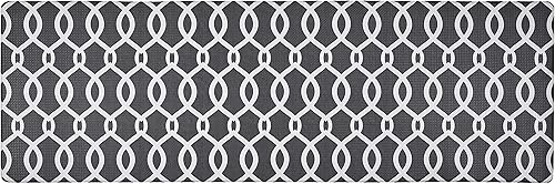 SoHome Cozy Living Kochi - Tapete de cocina antifatiga de 18 x 55 pulgadas, color negro