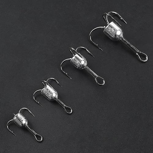 Miniatura 5 de Ganchos de enganche con peso, ganchos grandes para agudos, ganchos grandes para pesca con peso 50 60 80 100