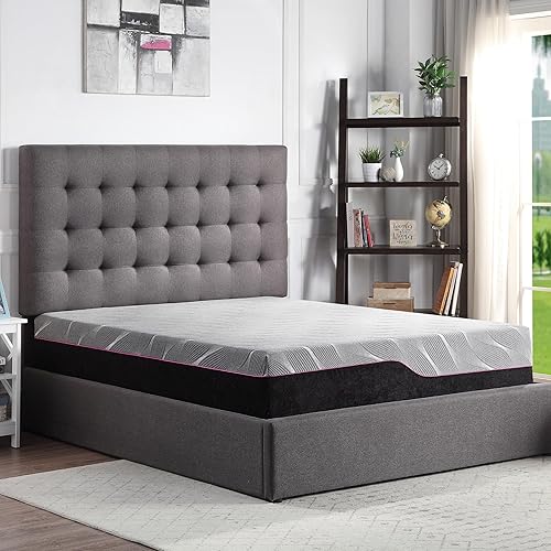 Miniatura 4 de 11 Inch King Size Mattress, Cooling Hybrid Mattresses, Breathable Bed in A Box, Built in Pocketed Coils and Gel Memory Foam Layer, Avaliable in