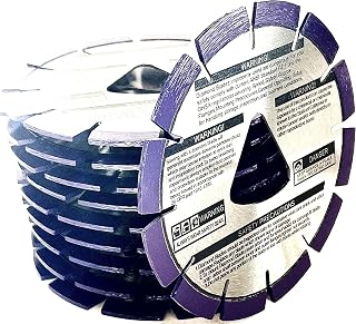Ten Purple Series 6-inch green concrete diamond blades