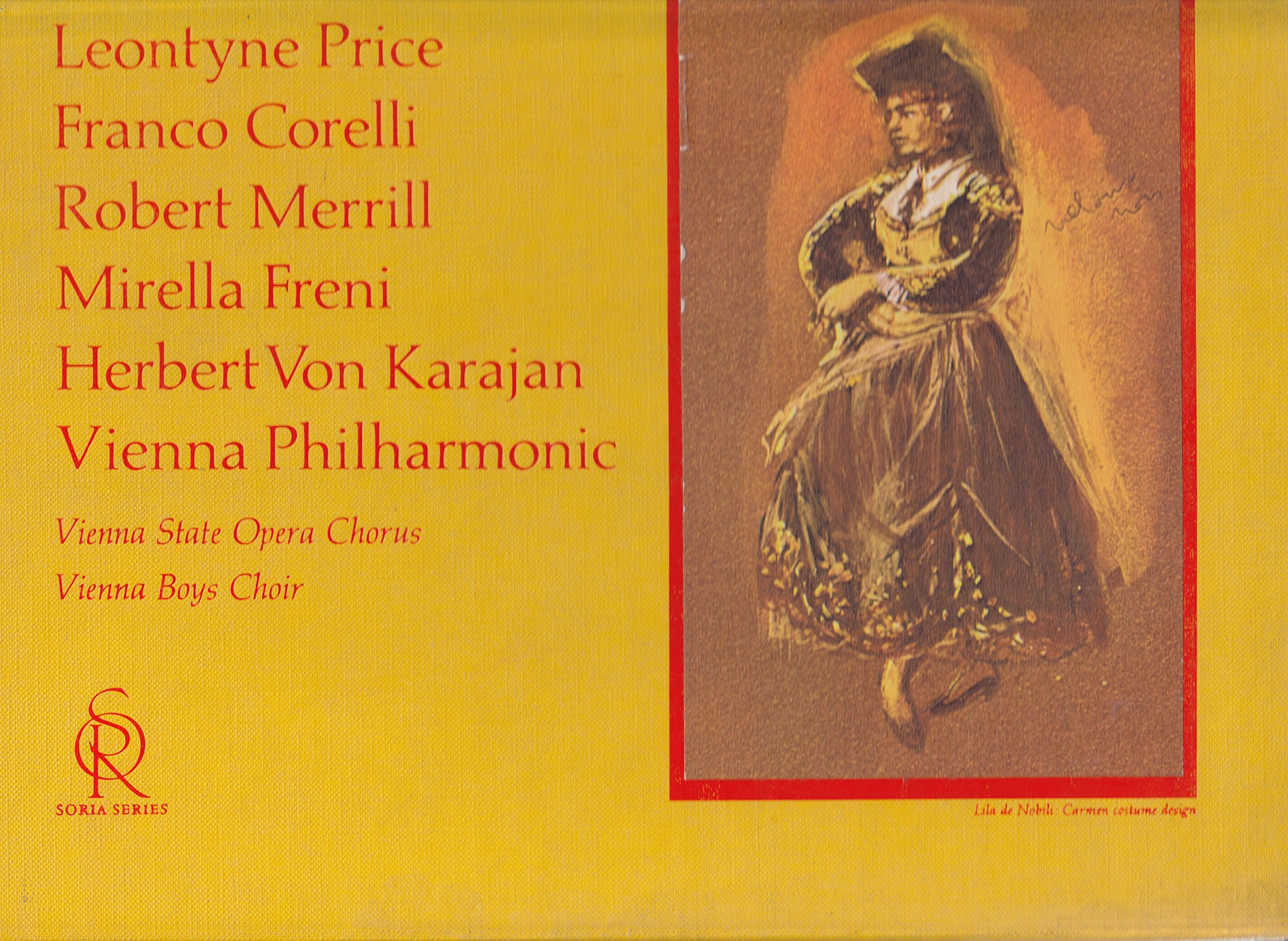 Carmen レコード Leontyne Price 他 Georges Bizet, Herbert Von Karajan, Leontyne Price, Franco Corelli