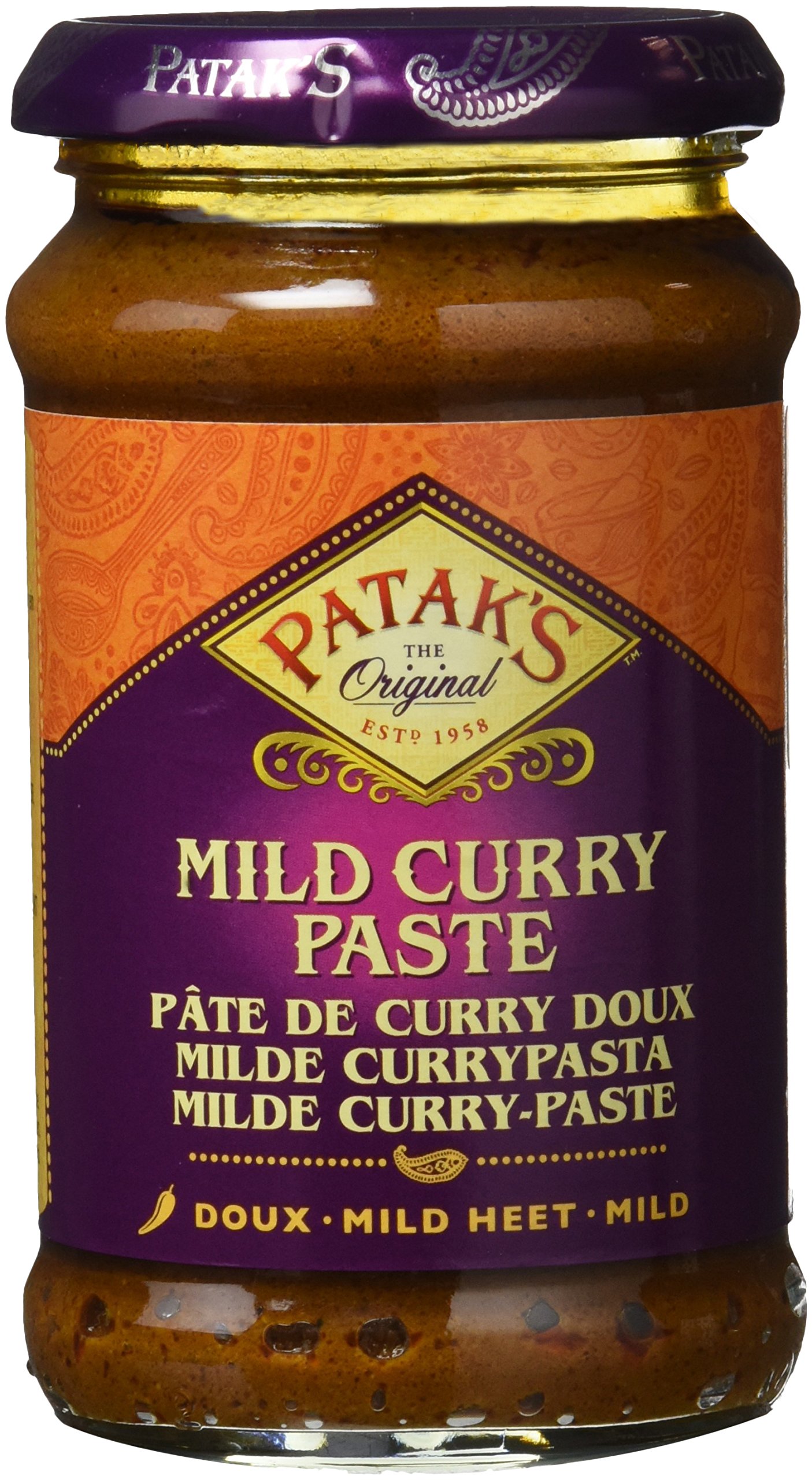 Patak'S Pasta de Curry meio picante 280 g