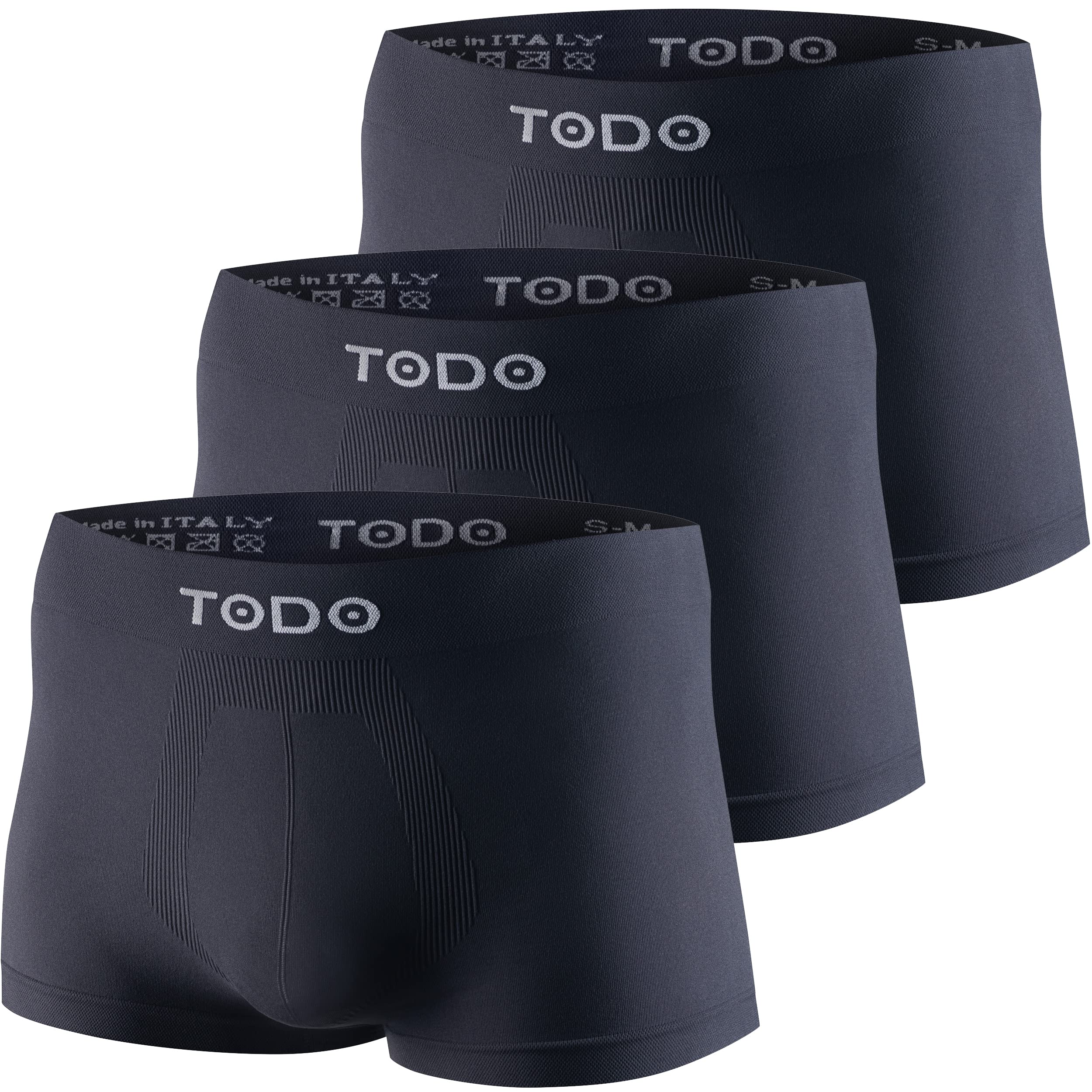 TODO Boxer Traspiranti Uomo, Mutande Elasticizzato Uomo Intimo, Senza Pressione (Taglia S-3XL)