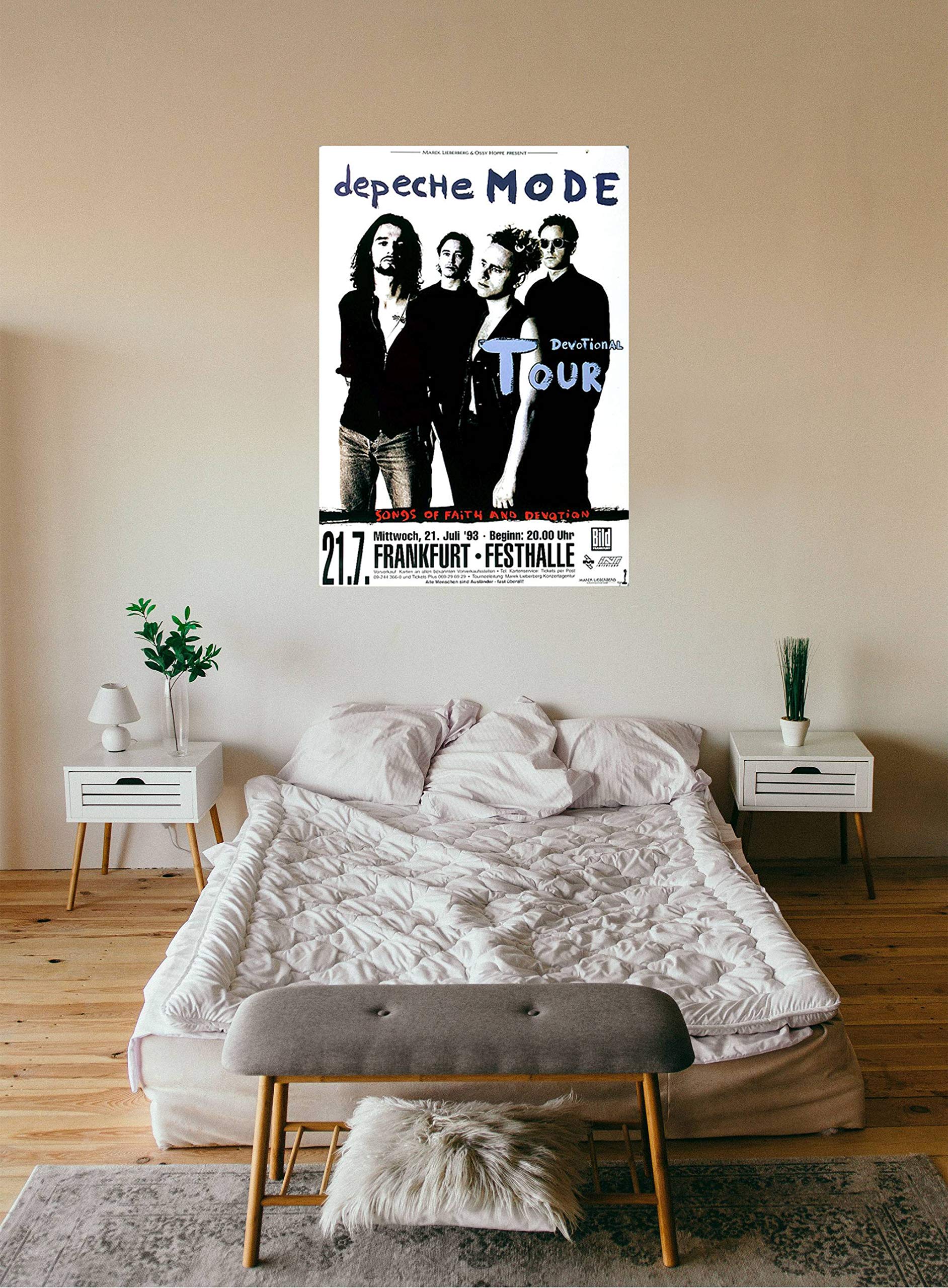 Depeche Mode - DevoTional, Frankfurt 1993 » Konzertplakat/Premium Poster | Live Konzert Veranstaltung | DIN A1 «