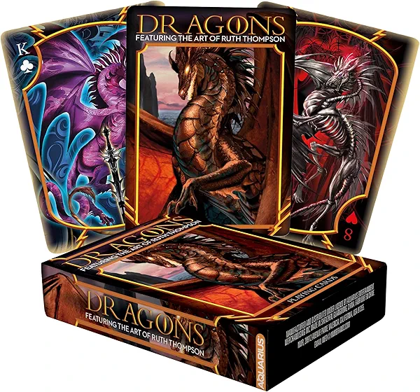 AQUARIUS - Ruth Thompson Dragons Playing Cards
