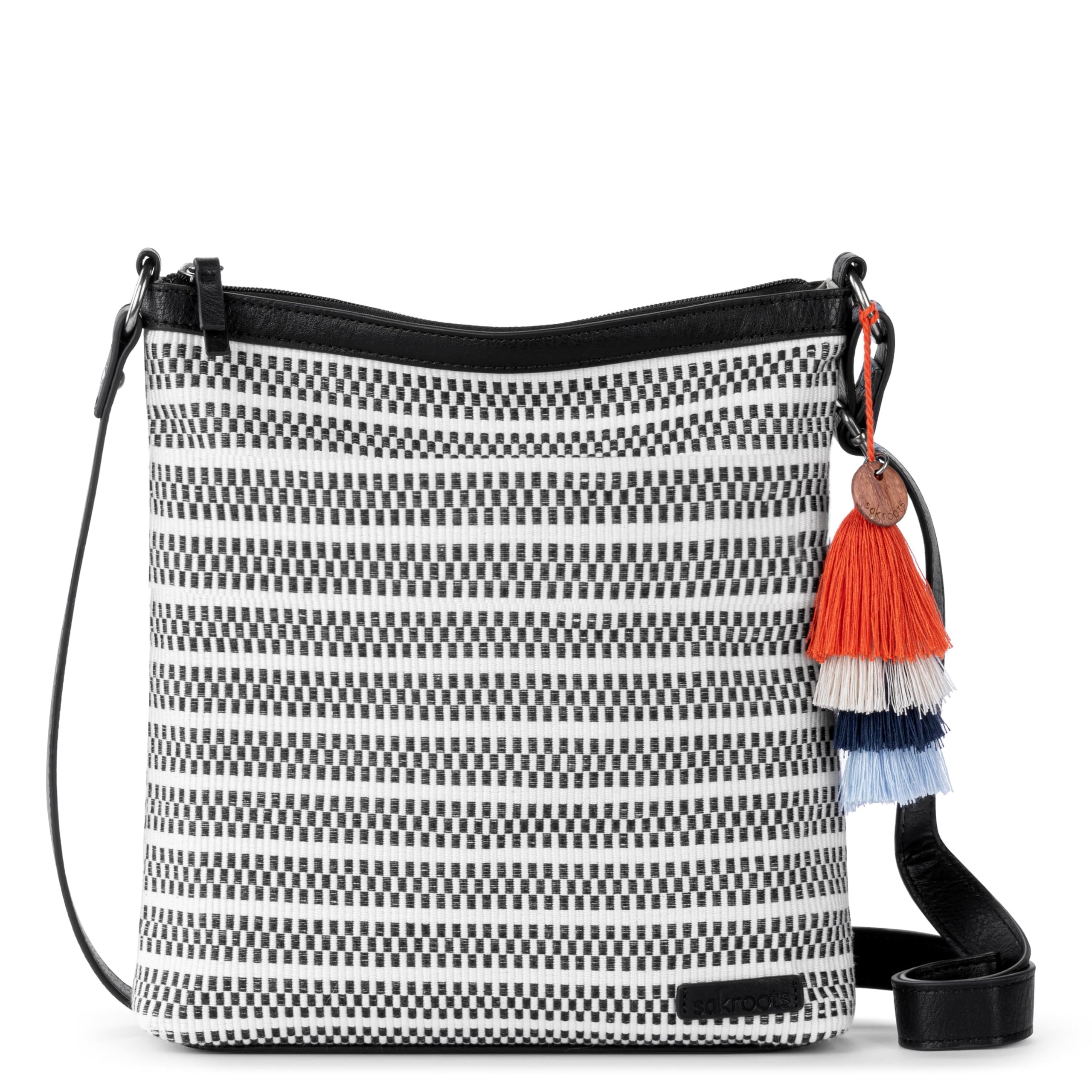 The Sak Basic Crossbody Purse - Cross Body Handbag For Everyday &amp; Travel - Zipper Closure &amp; Adjustable Strap