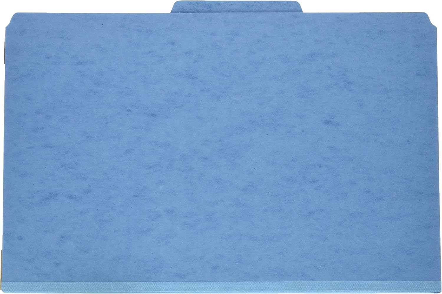 Smead PressGuard® Classification File Folder with SafeSHIELD® Fasteners, 2 Dividers, 2" Expansion, Legal Size, Blue, 10 per Box (19204)