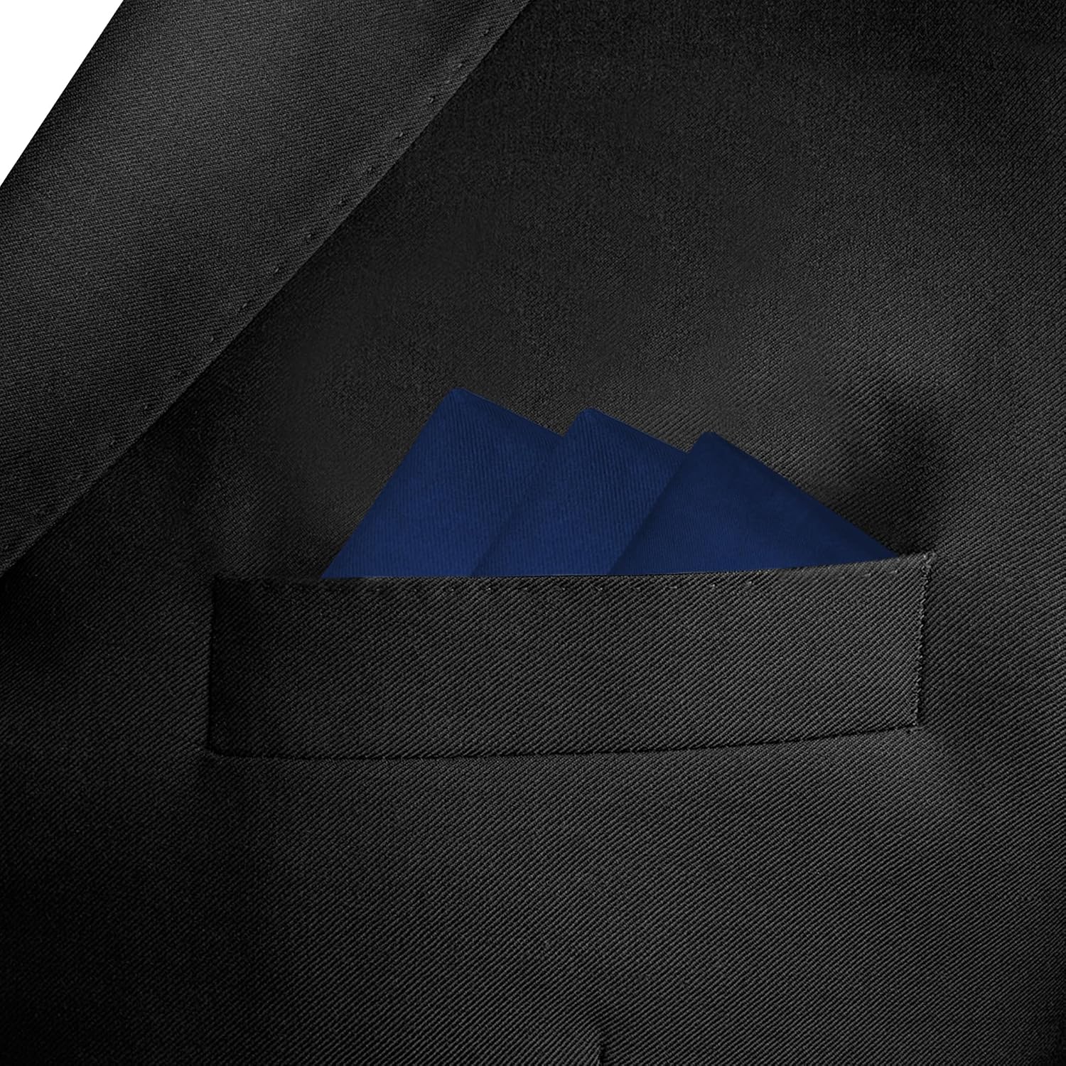 Men’s Pocket Square, Satin Handkerchiefs for Formal Tuxedo 22x22cm