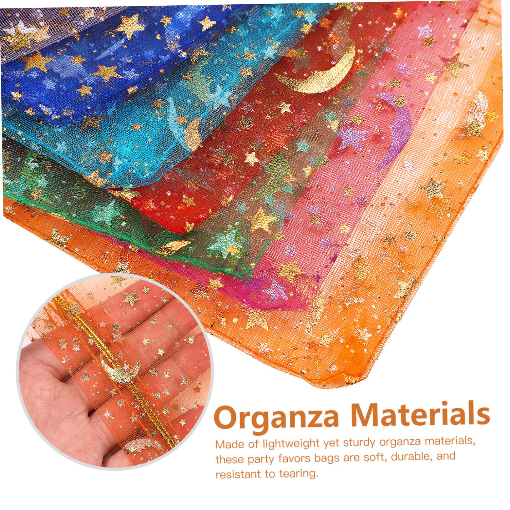 Beavorty 300 Stk Xingyue Mullbeutel Süßigkeitenbeutel Geschenktüten organza bags bonbontüten geschenketüten geschenkbeutel säckchen kleine Organzasäckchen Organzabeutel mit Kordelzug