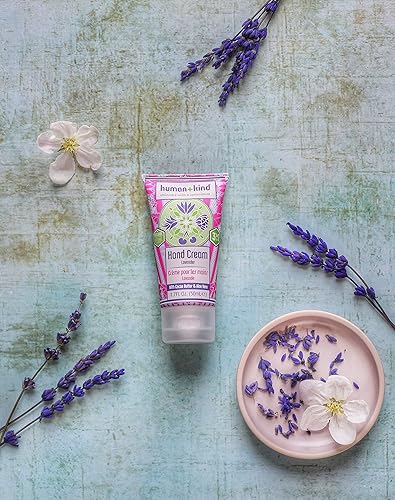 Miniatura 5 de Human+Kind Crema hidratante de manos lavanda - Crema hidratante con aceite de aguacate y manteca de karité - Hidratante intenso y de rápida