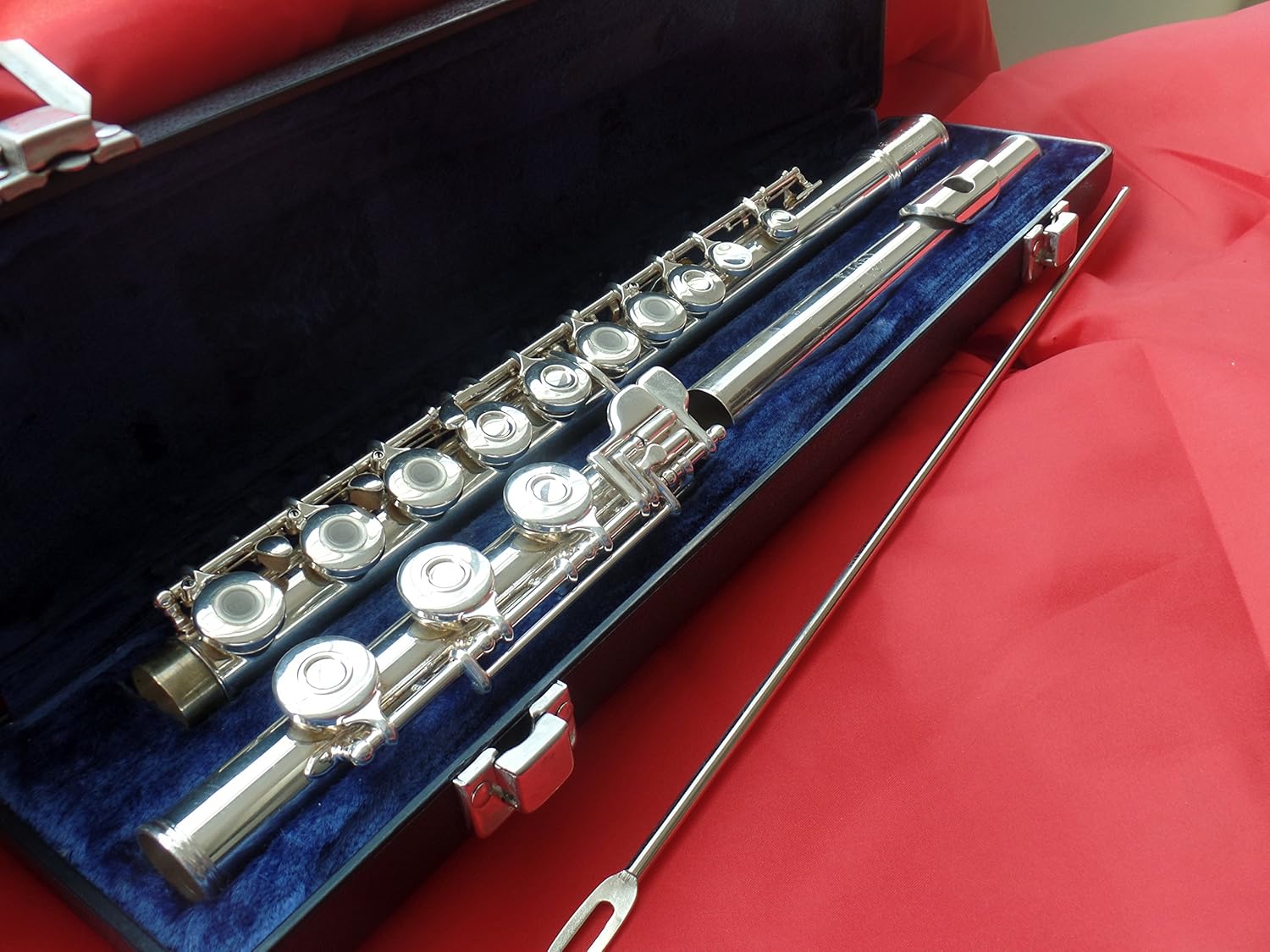 Gemeinhardt 3OSHBGLP Flute Gold Lip Plate J1 Solid Silver Headjoint