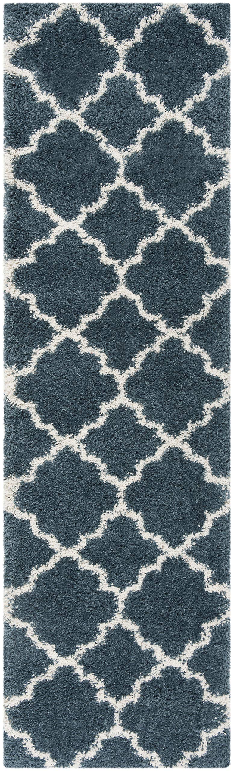 Safavieh Läufer Aus Polypropylen – Slate Blue, 2'5,1 Cm X 8', Weich Und Fusselfrei