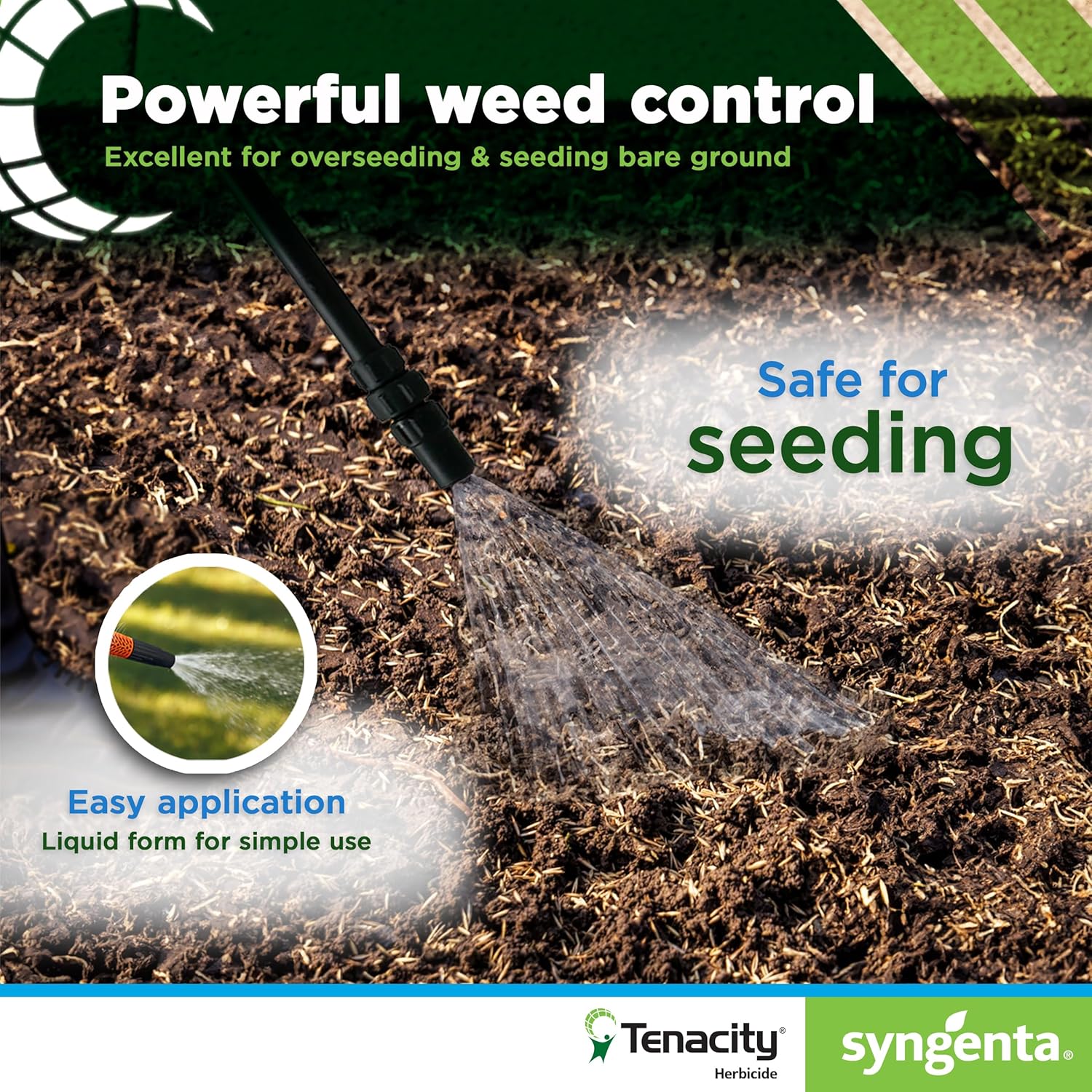 Syngenta Tenacity Herbicide - Pre-Emergent and Post-Emergent Weed Control, 8-oz. Liquid Weed Killer for Lawns and Turf Grasses, Active Ingredient Mesotrione Herbicide (Pack of 2)