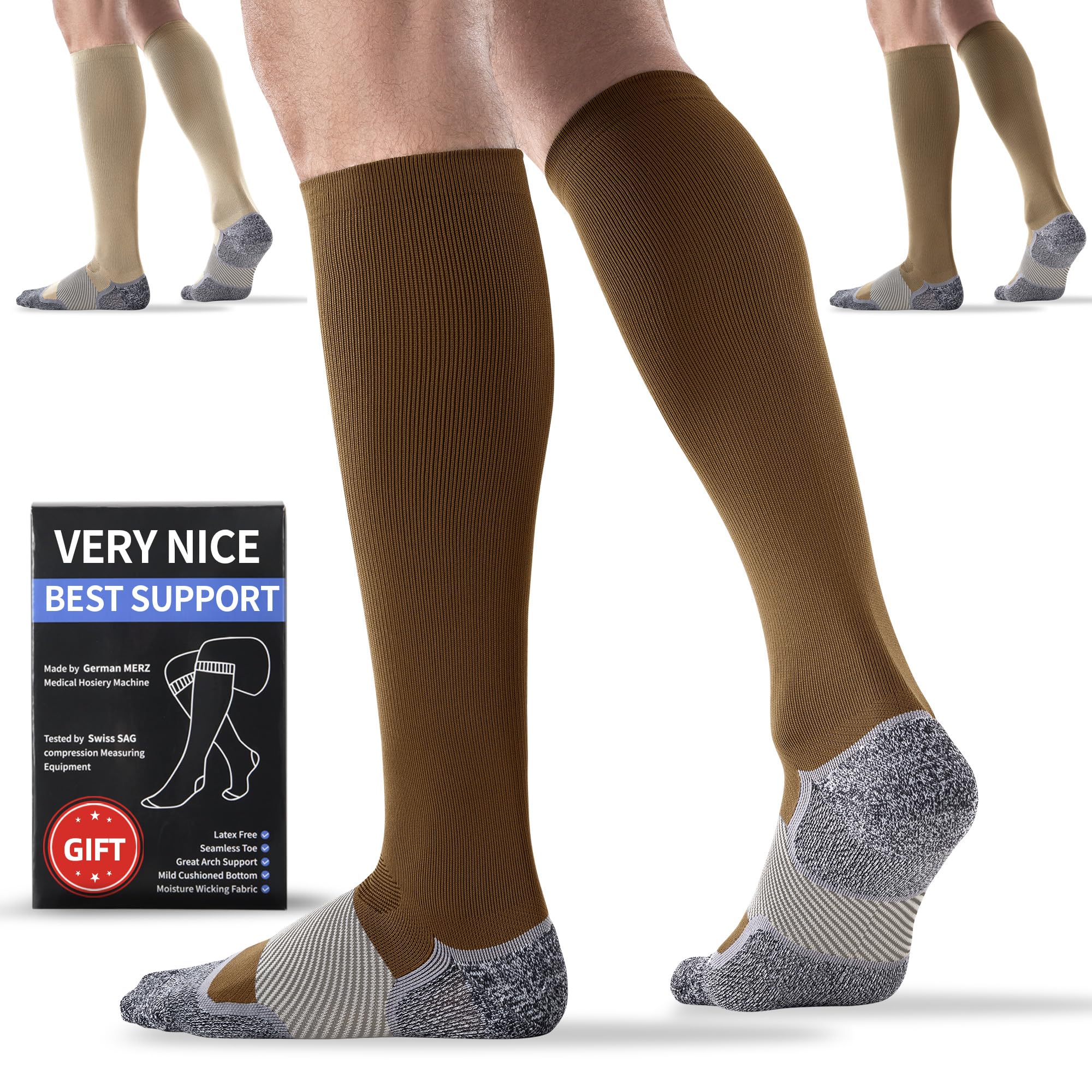 Bbfrey Medical Compression Socks 20-30 mmHg - Compression Socks | Mubboo