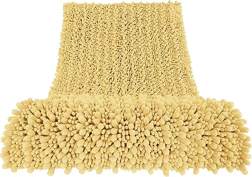 Miniatura 182 de Yimobra - Tapete de baño largo de felpilla, grande de 55.1 x 24 pulgadas, microfibra gruesa, absorbente, extrasuave, antideslizante, peludo, lavable