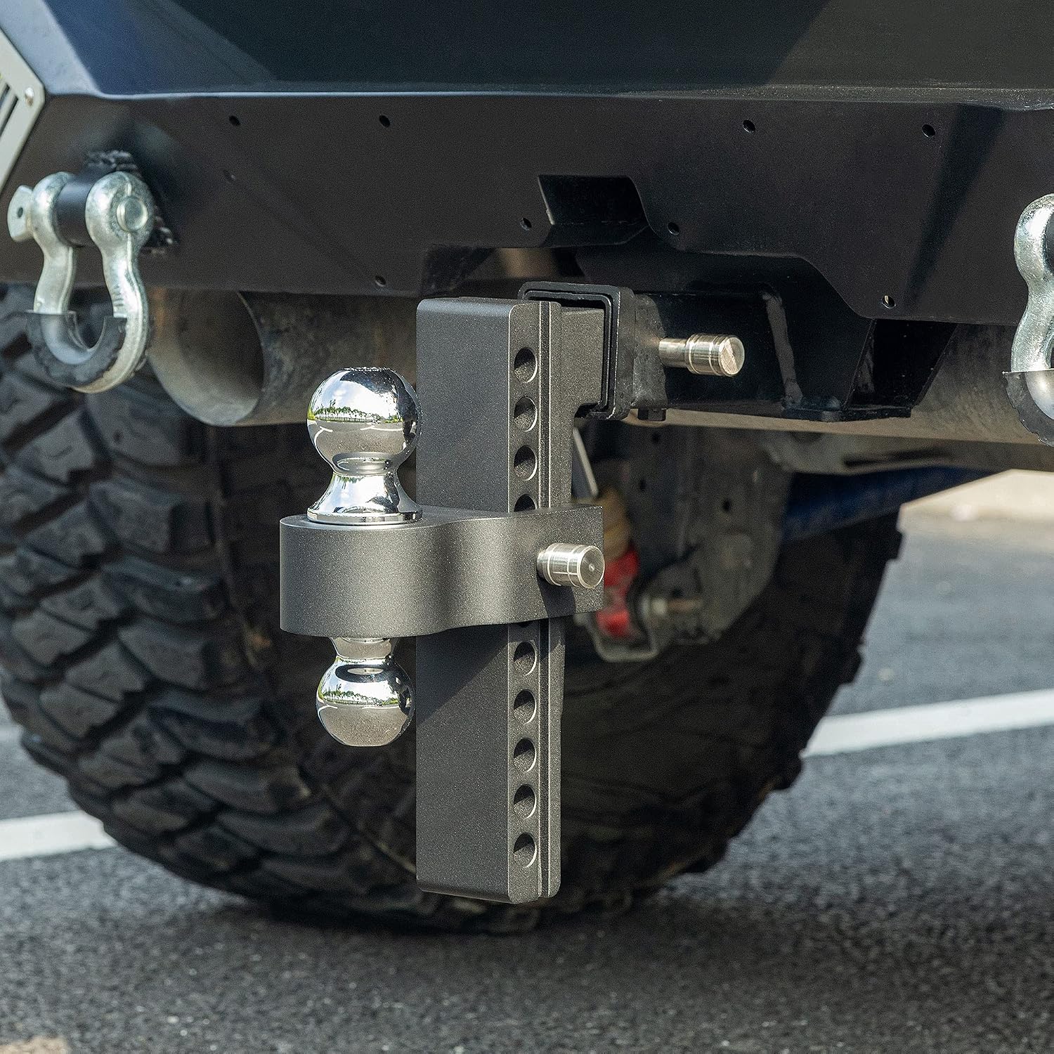 Blасk Frіdау Clеаrаnсе YITAMOTOR Adjustable Trailer Hitch Ball Mount w/Forged Aluminum Shank, 10-Inch Drop/Rise, Fits 2-Inch Receiver, 2'' & 2-5/16'' Combo Aluminum Tow Balls with Double Stainless Steel Pins and Locks