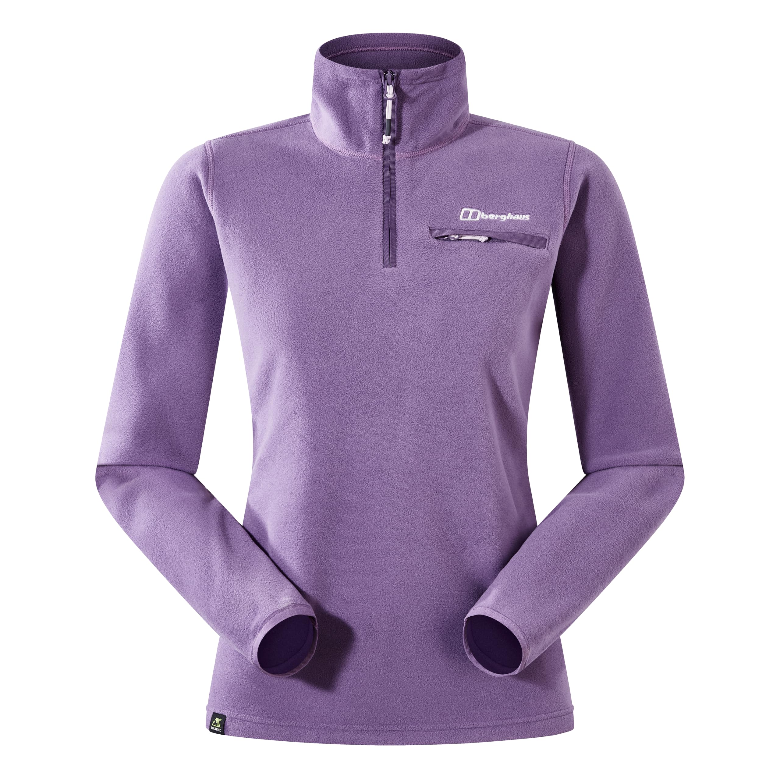 Berghaus Women's Prism 2.0 Micro Half Zip Polartec Fleece | Added Warmth | Flattering Style | Durable Fleece Half Zip, Aura, 20