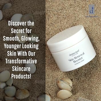Distinction Skin Renewal Booster, Hydrating Daily Facial Cream, 1 Oz | Anti-aging daily face cream, shea butter, safflower oil & vitamins, hydrates, firms & glows, paraben-free, all skin types