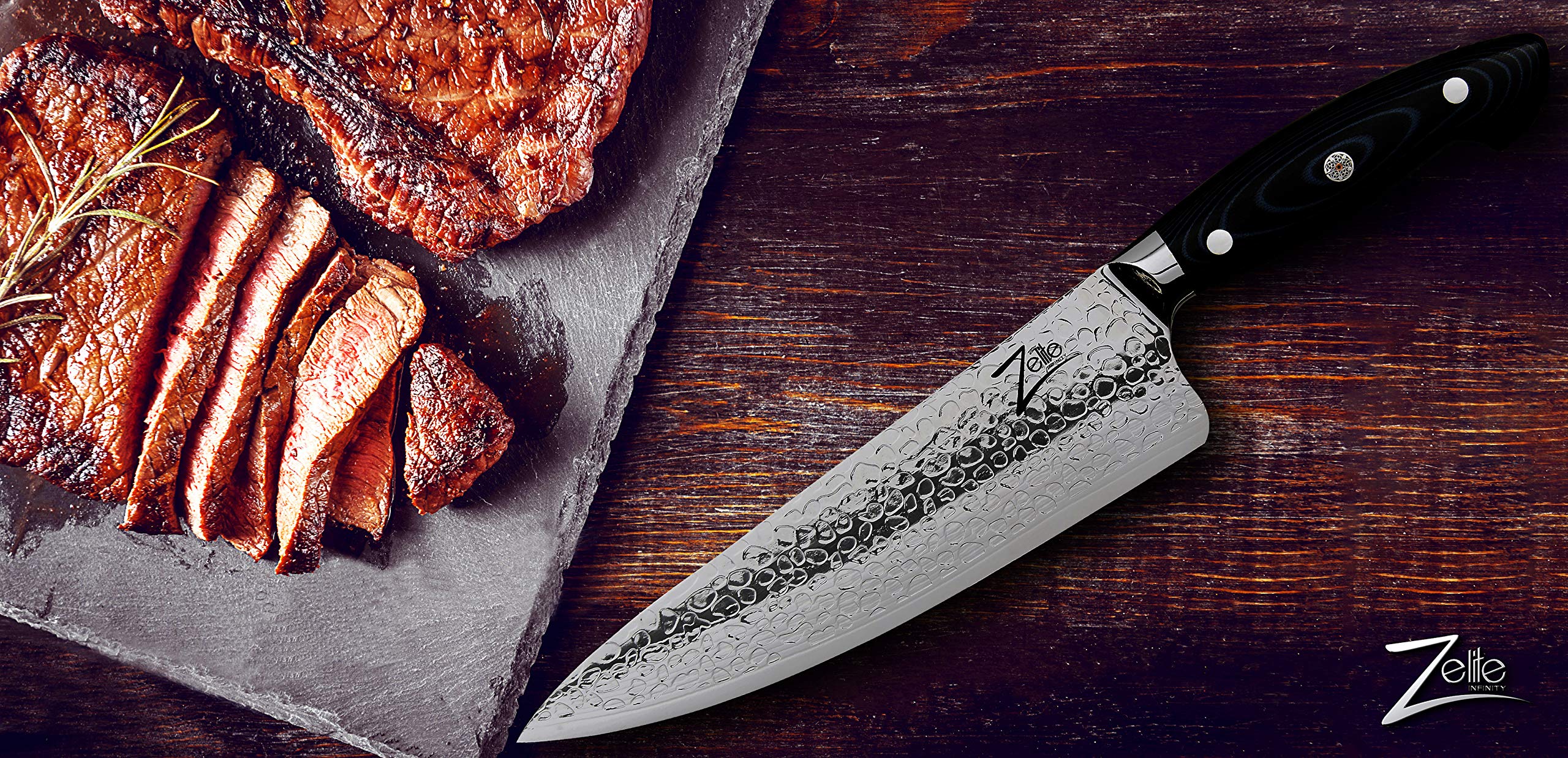 ZELITE INFINITY Chef Knife 8 Inch ExecutivePlus Master Chefs Edition