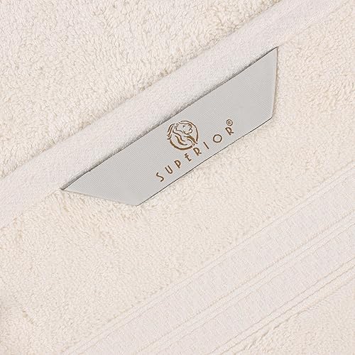 Miniatura 5 de SUPERIOR Juego de 8 toallas de rayón de mezcla de algodón de bambú, para baño, gimnasio, spa, esenciales, incluye 4 toallas facialespaños de 13 x 13