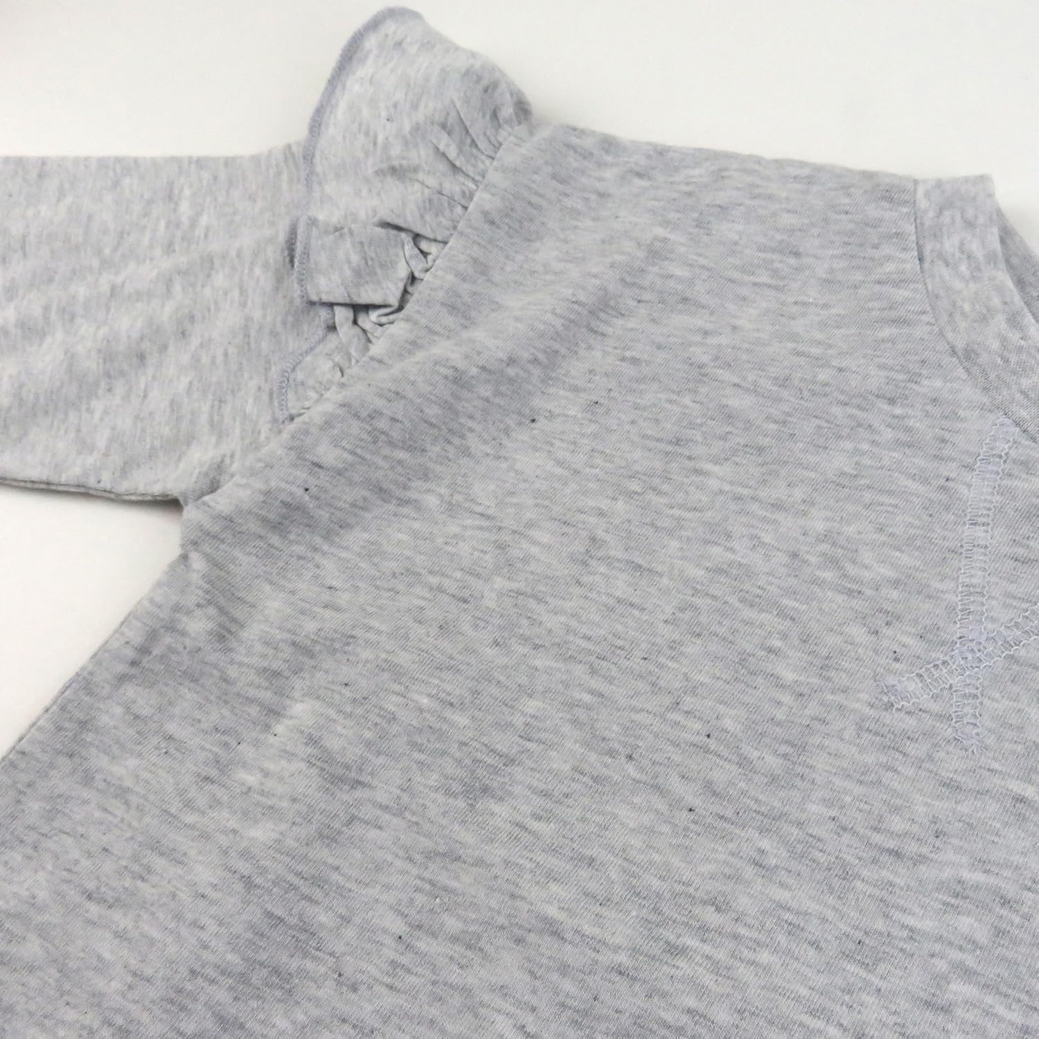 HonestBaby Baby-Girls 3-Pack Flutter Shoulder Long Sleeve Top 100% Organic Cotton for Toddler, Baby Girls - Image 5