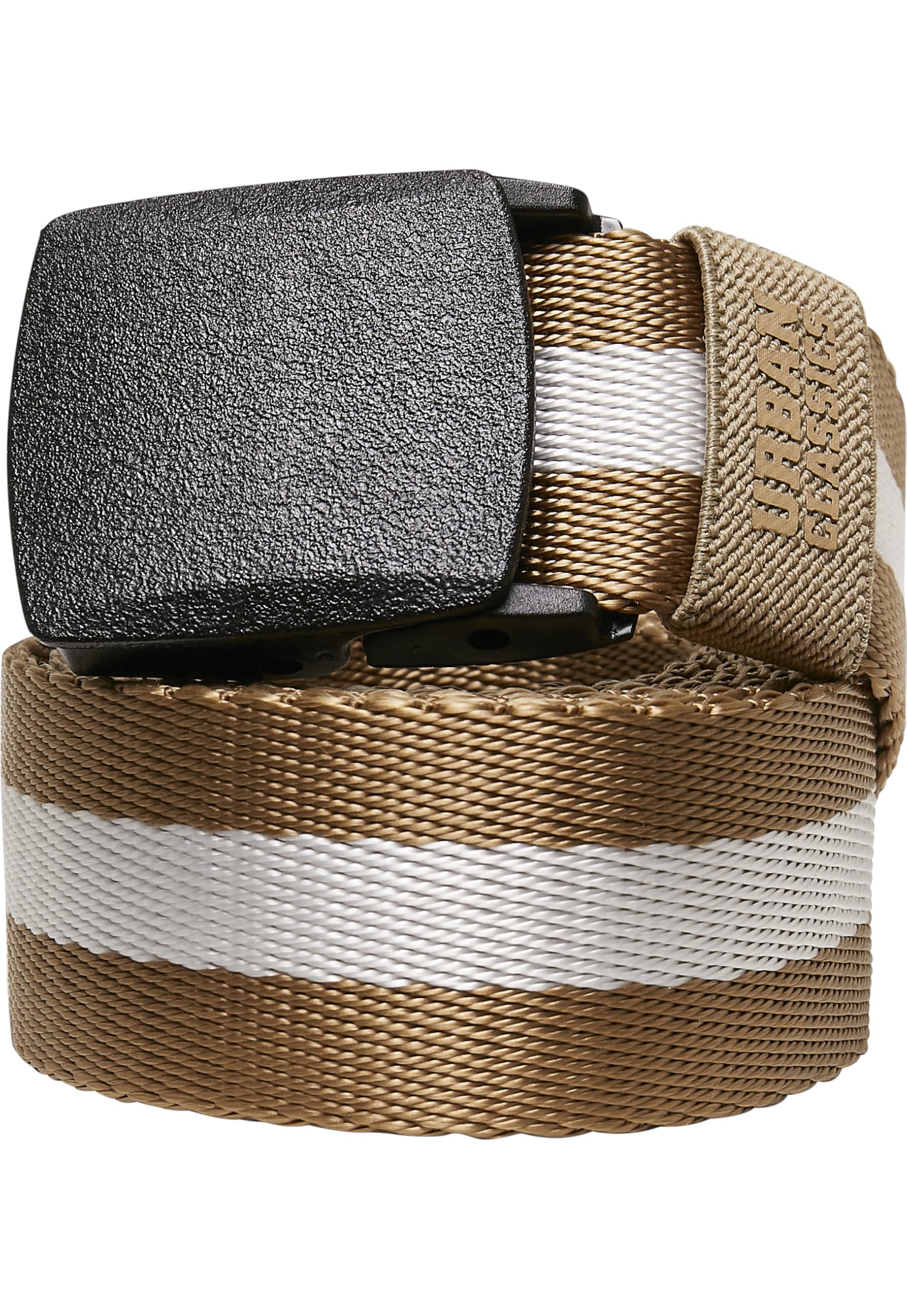 Urban Classics Unisex_Adult Centre Stripe Belt, Beige, L/XL