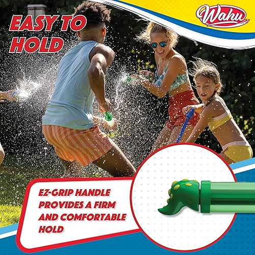 Vista 7 de Wahu Water Chompers - Pistola de agua de cocodrilo para niños a partir de 8 años, pistola de agua con mango EZ-Grip, pulveriza más de 25 pies