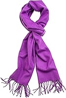 Vista 13 de Veronz - Bufanda clásica de invierno muy suave de aspecto lujoso y sensación de cachemira con caja de regalo Regalo a cuadros rosa y marrón