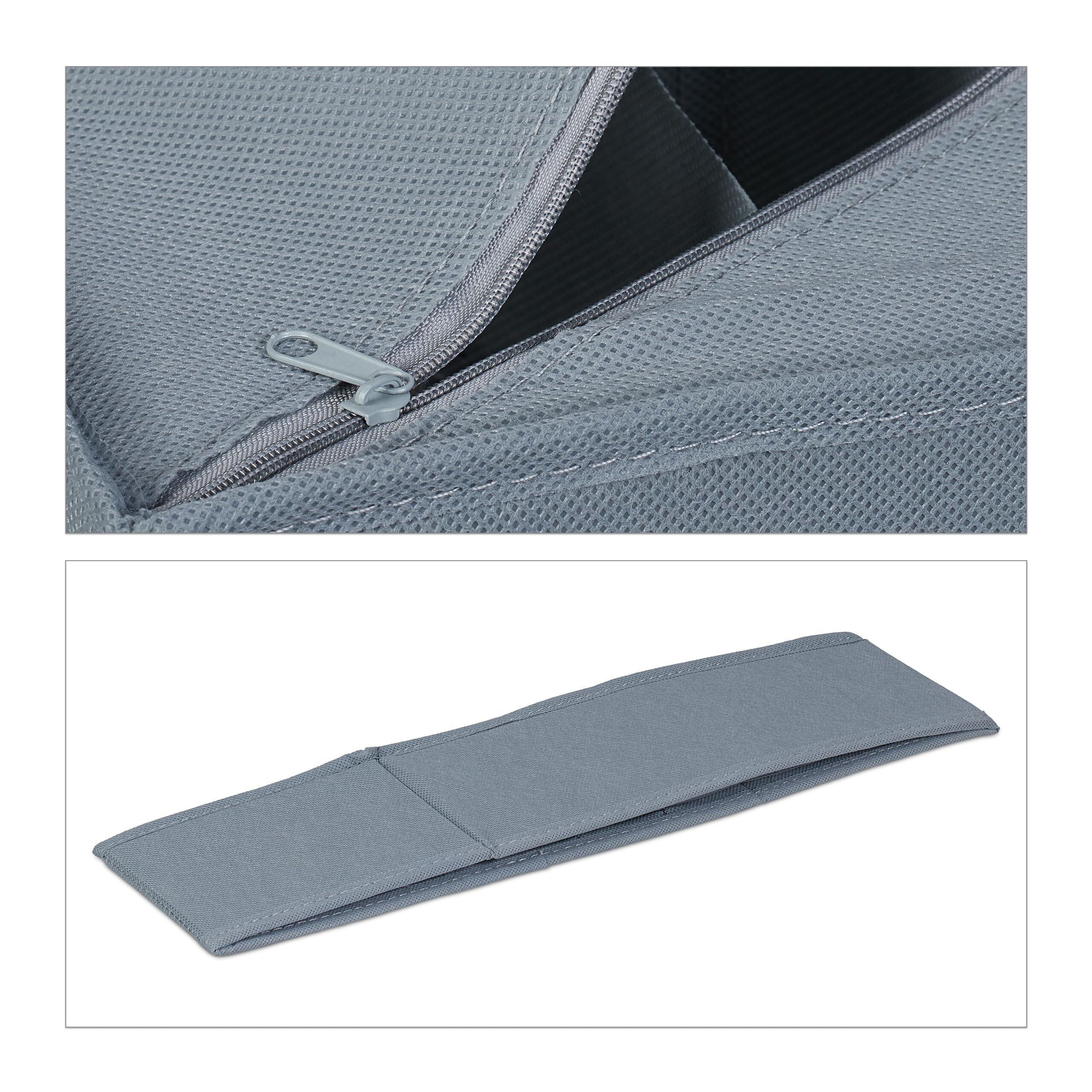 DIMJ Organizer Cassetti - Organizer per Armadio Non Tessuto, 12 Pezzi Divisori per Cassetti, Scatola di Immagazzinaggio Pieghevole, per Biancheria, Neonati, Calzini, Rosa