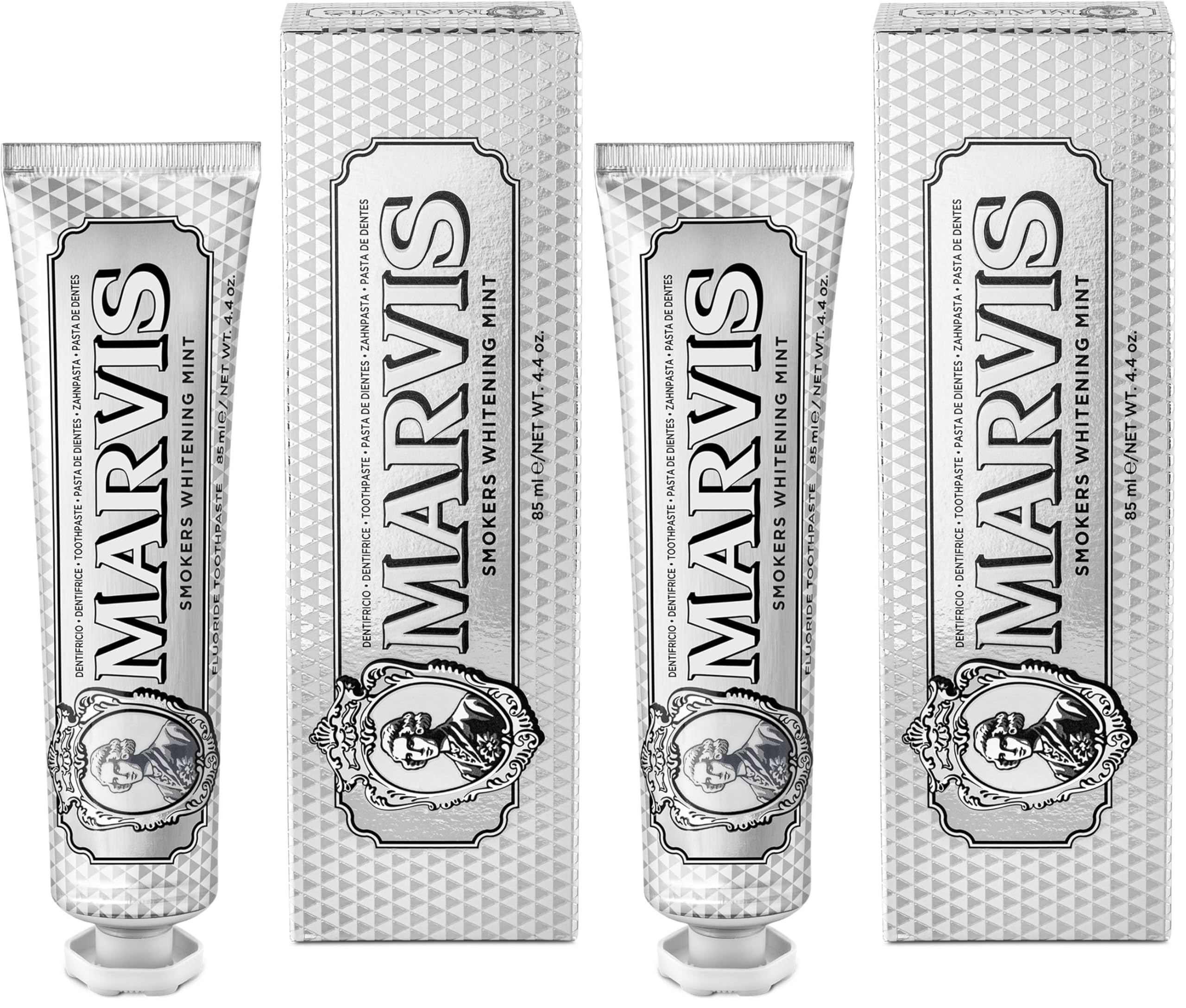 Marvis Smokers Whitening Mint 85 mL Beyazlatıcı Diş Macunu (2 paketi)