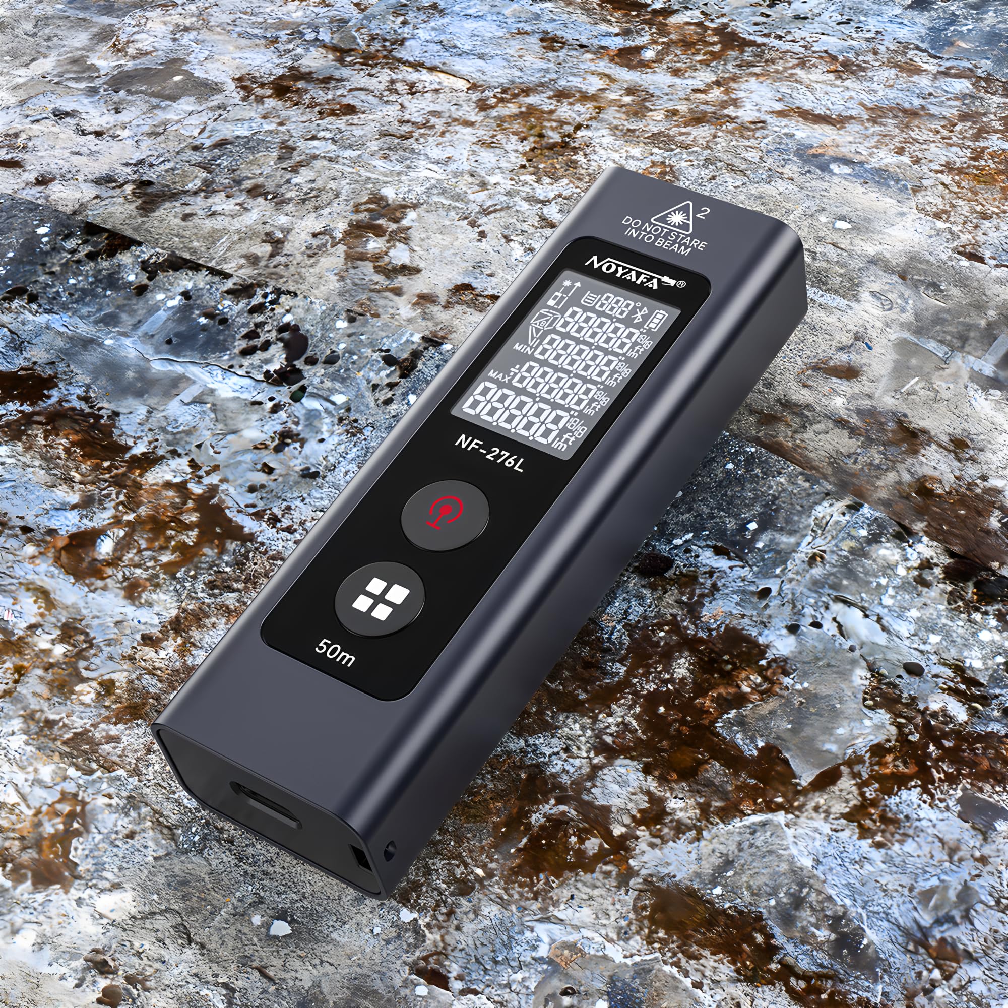 Mini télémètre laser NF-276L 50m, instrument de mesure électronique, règle de mesure, ruban de mesure pour niveau, outil de test
