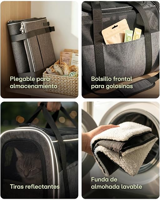 Foto 7 de 7 de Knupis Transportín para Gatos y Perros Pequeños hasta 7kg