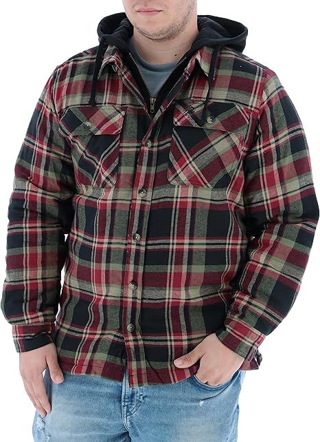 Legendary Whitetails Men's Maplewood Hooded Shirt Jacket
