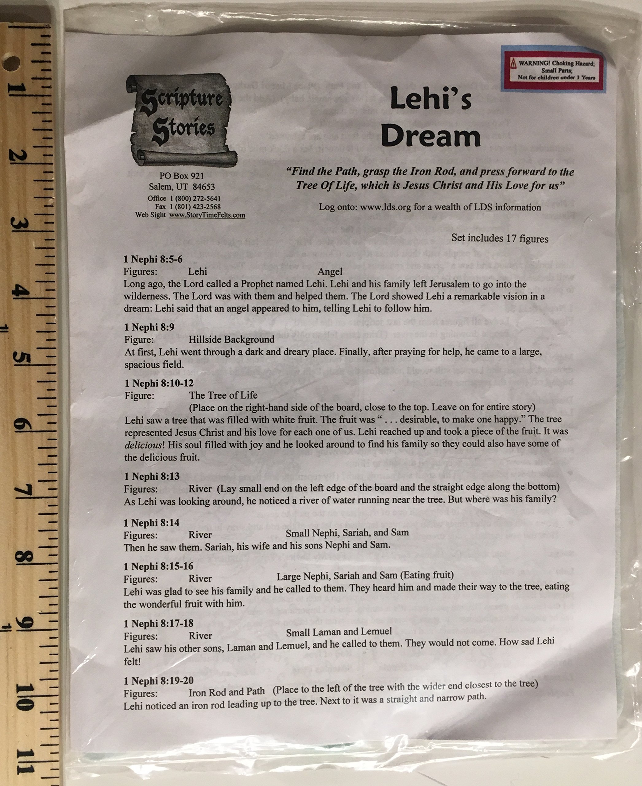 Lehi's Dream Felt Figures for Flannel Board Stories Come Follow ME LDS (Regular (Adult 4-6