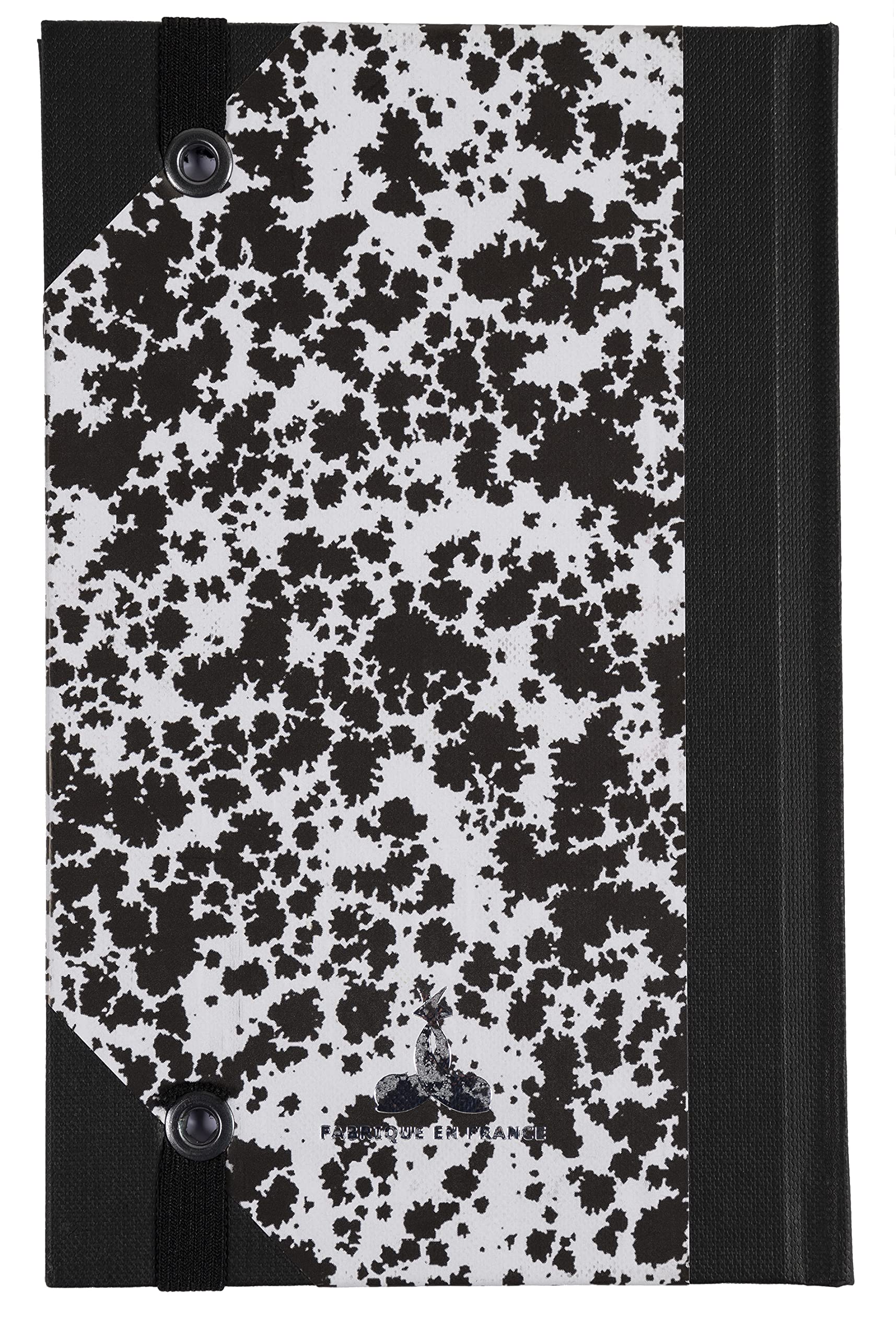 Le Dauphin, Ref. 167201D, 1 notebook, lined interior print, with black elastic closure band, dimensions 17 x 11 cm - Image 4