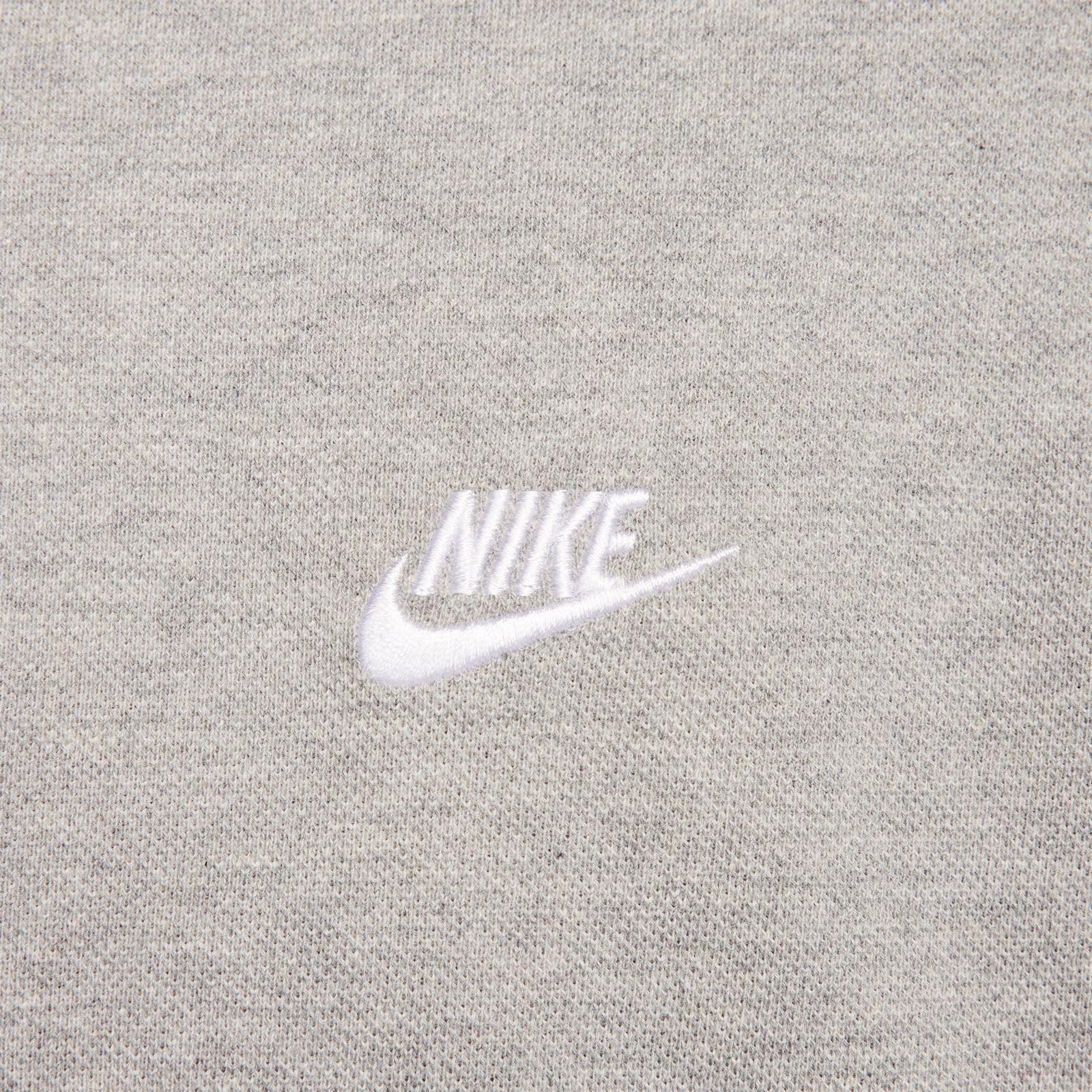 Nike Męskie M Nk Club Ss Polo Pique, Dk Grey Heather/White, FN3894-063, XS