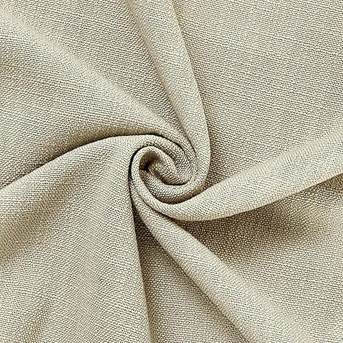 Miniatura 4 de TWOPAGES Pinch - Cortinas plisadas extralargas de lino natural de 204 pulgadas de largo para sala de estardormitorio, lino 7084-1, 1 panel de 50