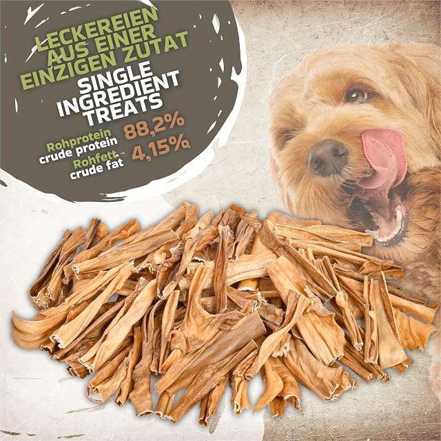 Foto 3 de 7 de Piel de oveja con pelo para perros, 15 cm, 1 kg (aprox. 98-103 unidades)