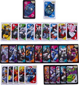 Mattel Games UNO Flip! Transformers