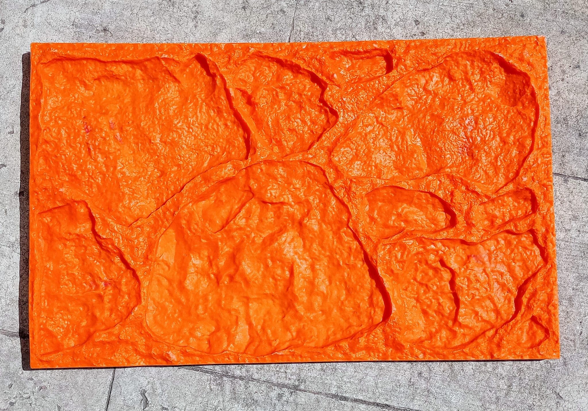 Molde para hormigón impreso tematización textura PIEDRA BOLONIA 59x29,5 cm- VERTICAL Moldes Hormigon Impreso Vertical, Paredes.
