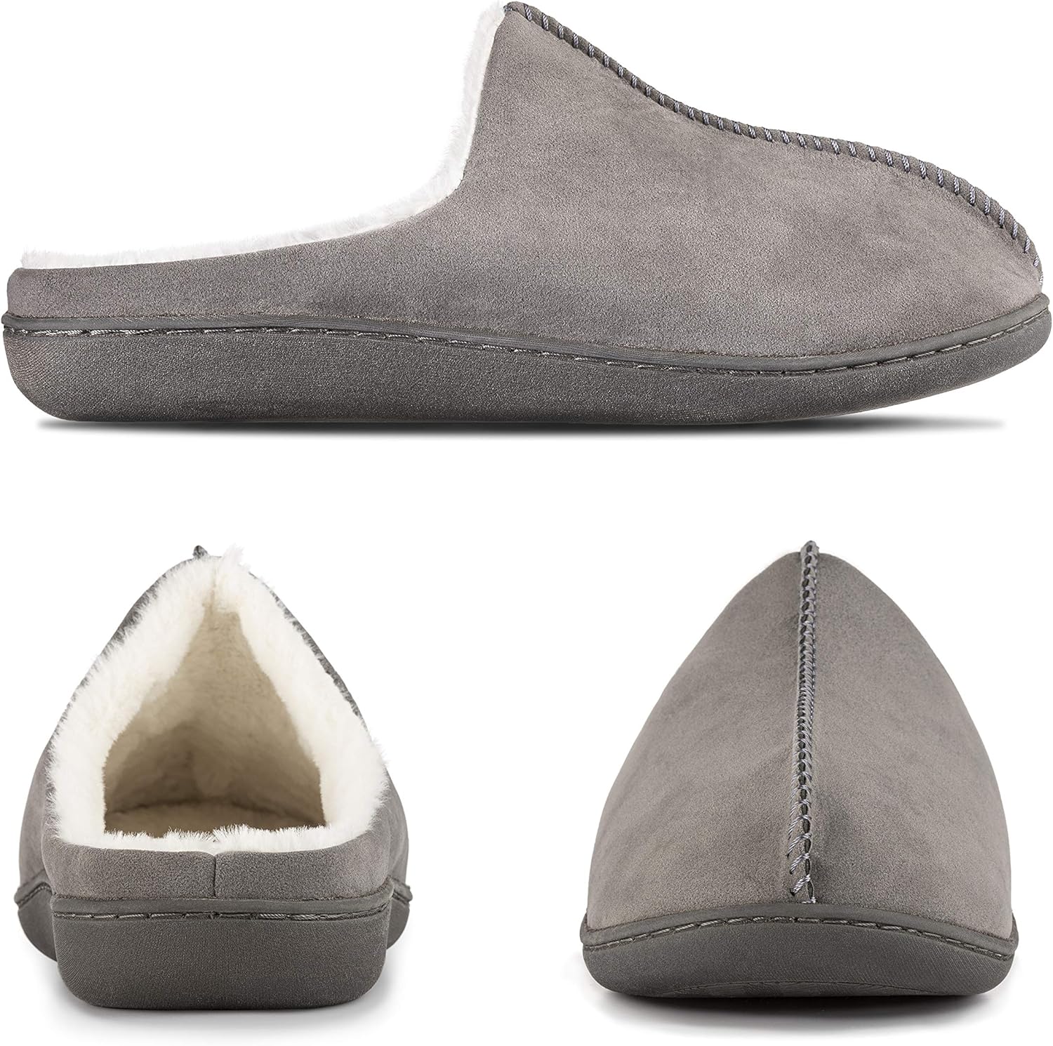 Mio Marino Mens Slippers - Memory Foam - House Slippers for Men - Image 6