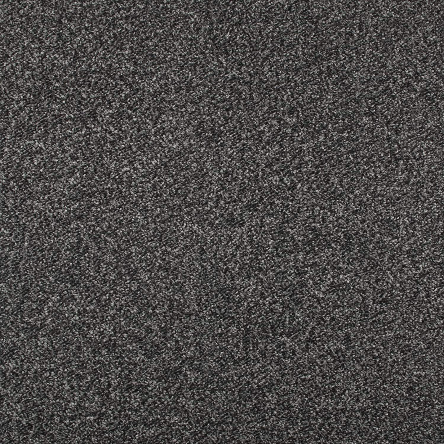 247Floors Dark Grey Budget Saxony Carpet 8Mm Flecked Stain Resistant Hard Wearing Feltback (, 4.5M X 5M)
