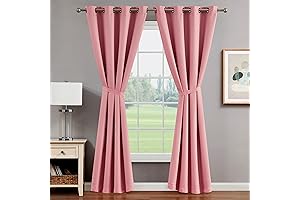 Blackout Magic: Create Tranquility with Coral Pink Blackout Curtains