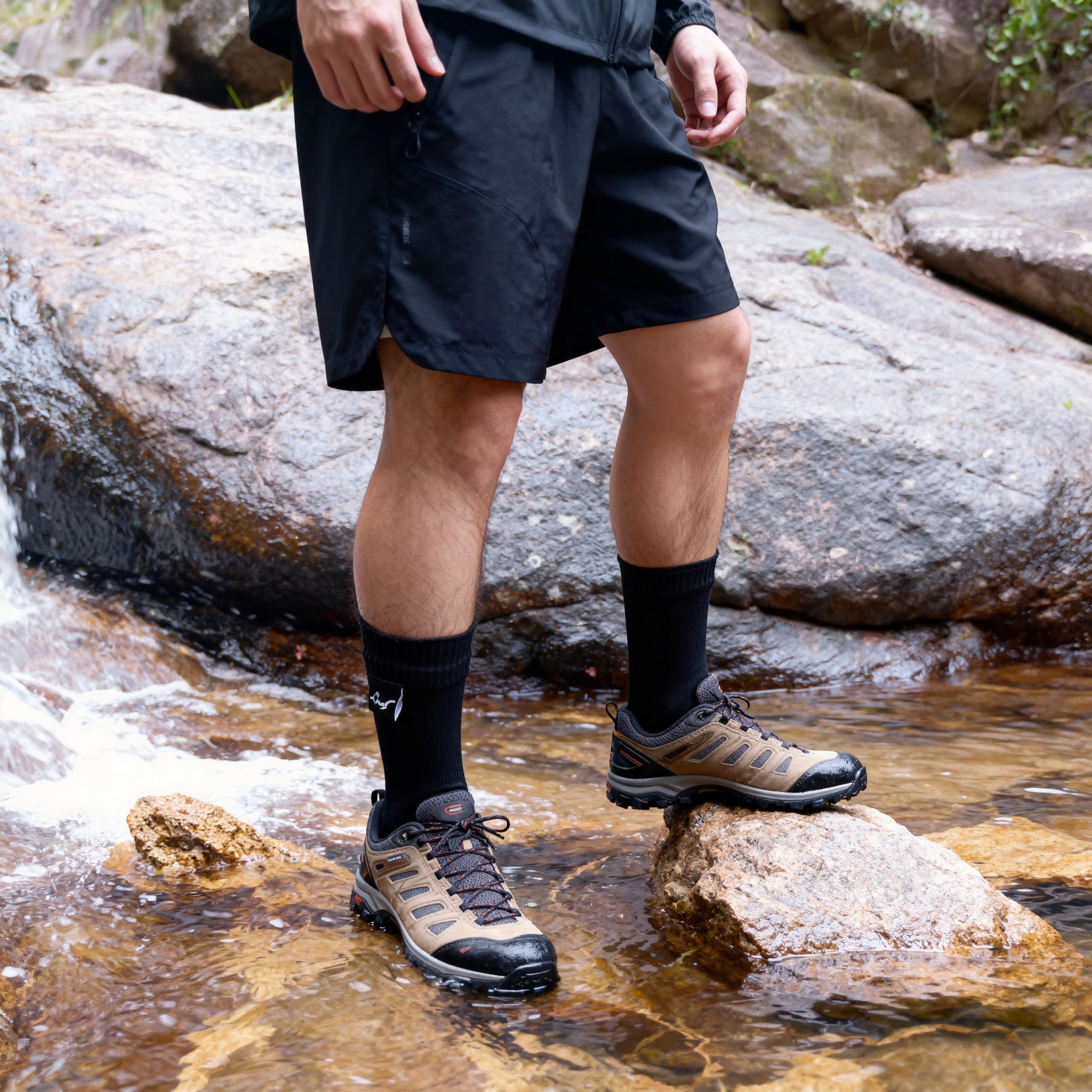 OTTERSHELL Chaussettes respirantes imperméables Pour activités de plein air, golf, course, cyclisme, randonnée, marche.