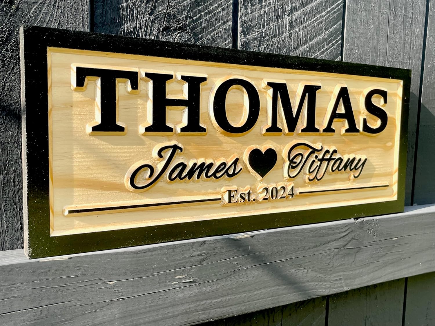 Personalized Wedding Gift, Last Name Established Sign, Wood Wedding Sign, Custom Wooden Sign, House Warming Gift, Closing Gift, Custom Wood Sign,