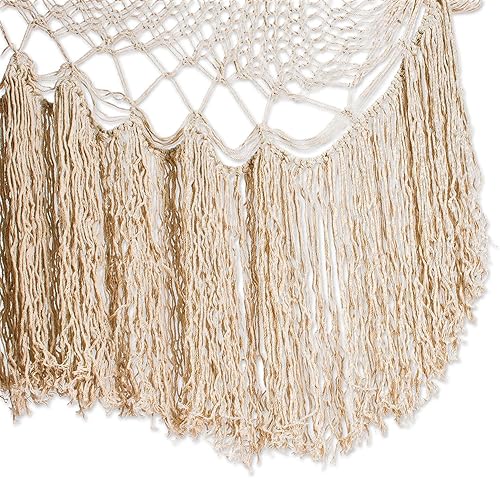 Miniatura 2 de Novica Sea Breezes in Ivory Cotton Hamaca Swing