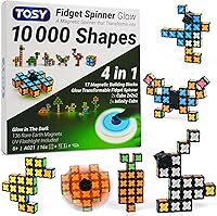 Vista 16 de TOSY Spinner Magnético Mini – 8 bloques, juguete 3 en 1: Spinner Fidget transformable, cubo infinito, cubo de rompecabezas 2x2, rellenos para Mini B